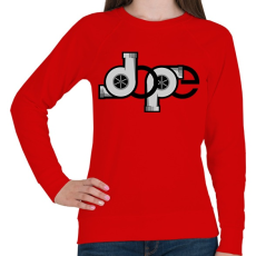 PRINTFASHION DOPE turbós logó - Női pulóver - Piros