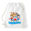PRINTFASHION Doraemon - Sportzsák, Tornazsák - Fehér