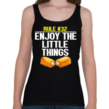 PRINTFASHION Double tap - Női atléta - Fekete női felső