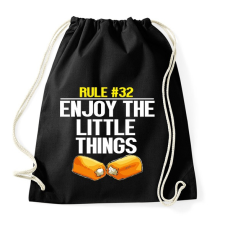 PRINTFASHION Double tap - Sportzsák, Tornazsák - Fekete tornazsák