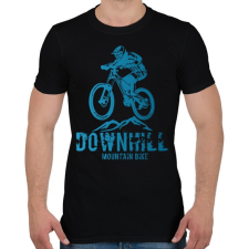 PRINTFASHION downhill - Férfi póló - Fekete férfi póló