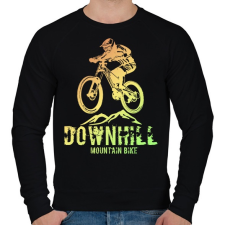 PRINTFASHION downhill - Férfi pulóver - Fekete férfi pulóver, kardigán