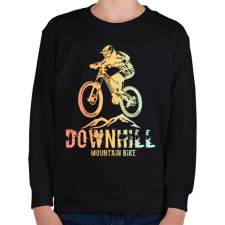 PRINTFASHION downhill - Gyerek pulóver - Fekete gyerek pulóver, kardigán