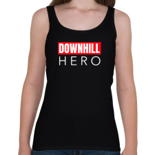 PRINTFASHION DOWNHILL HERO - Női atléta - Fekete női trikó