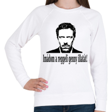 PRINTFASHION dr hause - Női pulóver - Fehér női pulóver, kardigán