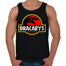 PRINTFASHION Dracarys - Férfi atléta - Fekete atléta, trikó