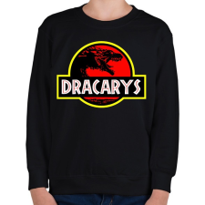 PRINTFASHION Dracarys - Gyerek pulóver - Fekete gyerek pulóver, kardigán