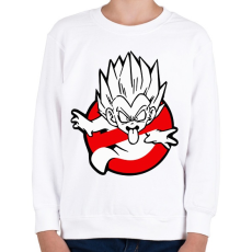 PRINTFASHION Dragon ball busters - Gyerek pulóver - Fehér