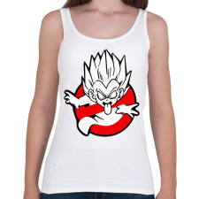 PRINTFASHION Dragon ball busters - Női atléta - Fehér női trikó