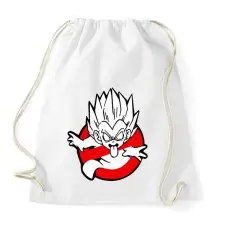 PRINTFASHION Dragon ball busters - Sportzsák, Tornazsák - Fehér tornazsák