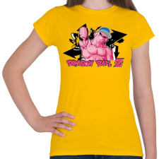 PRINTFASHION Dragon Ball DJ Buu - Női póló - Sárga női póló