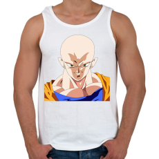 PRINTFASHION Dragon Ball - Férfi atléta - Fehér