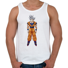 PRINTFASHION Dragon Ball - Férfi atléta - Fehér