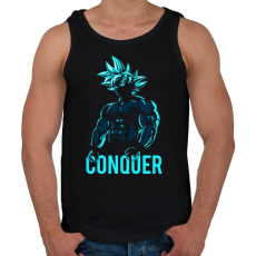 PRINTFASHION Dragon ball - Férfi atléta - Fekete