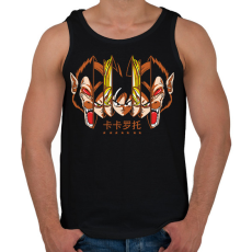 PRINTFASHION Dragon Ball - Férfi atléta - Fekete