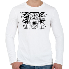PRINTFASHION Dragon Ball - Férfi hosszú ujjú póló - Fehér