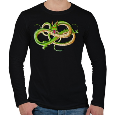PRINTFASHION dragon ball - Férfi hosszú ujjú póló - Fekete
