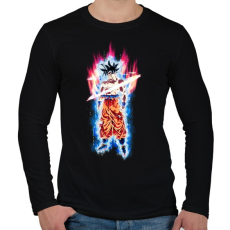 PRINTFASHION dragon ball - Férfi hosszú ujjú póló - Fekete