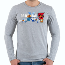 PRINTFASHION dragon ball - Férfi hosszú ujjú póló - Sport szürke férfi póló