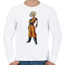 PRINTFASHION Dragon Ball - Férfi pulóver - Fehér férfi pulóver, kardigán