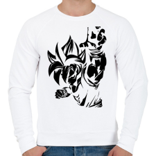 PRINTFASHION Dragon Ball - Férfi pulóver - Fehér férfi pulóver, kardigán