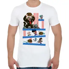 PRINTFASHION Dragon Ball - Full color - Férfi póló - Fehér férfi póló