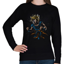 PRINTFASHION Dragon Ball Goku - Női pulóver - Fekete női pulóver, kardigán