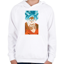 PRINTFASHION Dragon Ball - Gyerek kapucnis pulóver - Fehér gyerek pulóver, kardigán