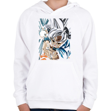 PRINTFASHION Dragon Ball - Gyerek kapucnis pulóver - Fehér gyerek pulóver, kardigán