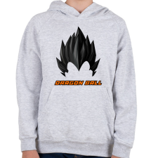 PRINTFASHION Dragon Ball - Gyerek kapucnis pulóver - Sport szürke gyerek pulóver, kardigán