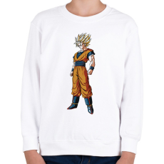 PRINTFASHION Dragon Ball - Gyerek pulóver - Fehér