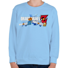 PRINTFASHION dragon ball - Gyerek pulóver - Világoskék