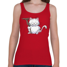 PRINTFASHION Dragon Ball karakter - Női atléta - Cseresznyepiros női trikó