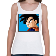 PRINTFASHION Dragon ball karakterek10 - Női atléta - Fehér női trikó