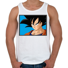 PRINTFASHION Dragon ball karakterek18 - Férfi atléta - Fehér