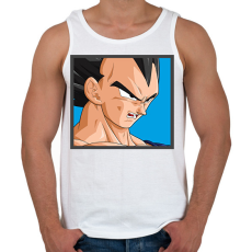 PRINTFASHION Dragon ball karakterek1 - Férfi atléta - Fehér