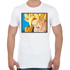 PRINTFASHION Dragon ball karakterek3 - Férfi póló - Fehér