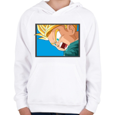 PRINTFASHION Dragon ball karakterek4 - Gyerek kapucnis pulóver - Fehér gyerek pulóver, kardigán