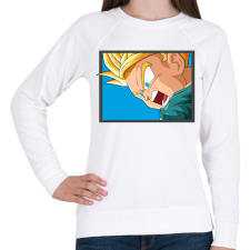 PRINTFASHION Dragon ball karakterek4 - Női pulóver - Fehér női pulóver, kardigán