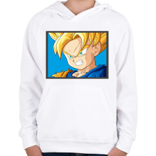 PRINTFASHION Dragon ball karakterek5 - Gyerek kapucnis pulóver - Fehér gyerek pulóver, kardigán