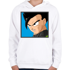 PRINTFASHION Dragon ball karakterek8 - Gyerek kapucnis pulóver - Fehér gyerek pulóver, kardigán