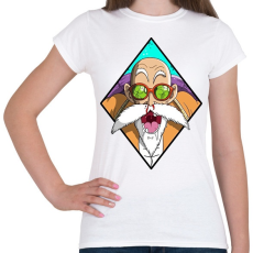 PRINTFASHION Dragon Ball Mester - Női póló - Fehér