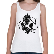 PRINTFASHION dragon ball - Női atléta - Fehér női trikó