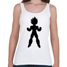 PRINTFASHION Dragon Ball - Női atléta - Fehér női trikó