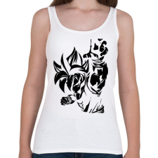 PRINTFASHION Dragon Ball - Női atléta - Fehér női trikó