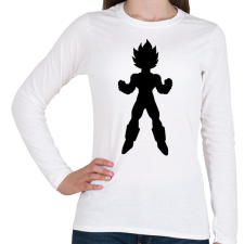 PRINTFASHION Dragon Ball - Női hosszú ujjú póló - Fehér női póló