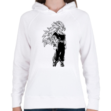 PRINTFASHION Dragon Ball - Női kapucnis pulóver - Fehér női pulóver, kardigán