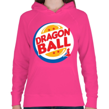 PRINTFASHION Dragon Ball - Női kapucnis pulóver - Fukszia női pulóver, kardigán