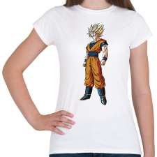 PRINTFASHION Dragon Ball - Női póló - Fehér női póló