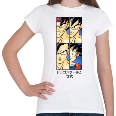 PRINTFASHION Dragon ball - Női póló - Fehér